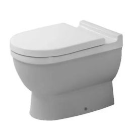 Duravit starck 3 - wc a terra, bianco, filo parete. venduto senza sedile