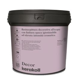 Resina pittura decorativa all’acqua con finitura opaca decor bianco 4 lt