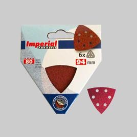 Foglio abrasivo velcrato a delta grana 180 - 6 pezzi