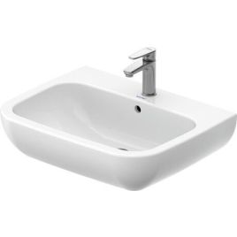 Lavabo d-code monoforo  565x325 mm venduto senza rubinetteria