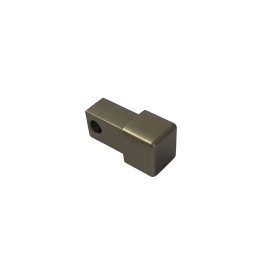 Capsule raccordi triass projolly square h=10 mm alluminio anodizzato titanio