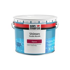 Smalto murale superlavabile unimarc opaco bianco lt. 4