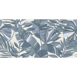 Gres porcellanato decoro ludo blu tropicale 60x120 (scatola da mq 1,44)