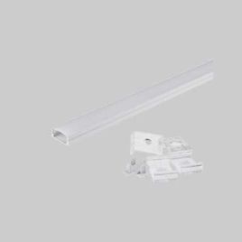 Canalina per strip led 5191 17,6x7 mm, larghezza interna max. 12,1 mm  - barra 2 mt