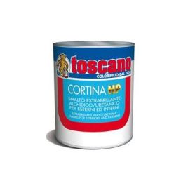 Pittura monocomponente cortina  hp smalto 0,75l nero 905