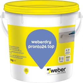Weberdry pronto24 top kg5 bianco sporco impermeabilizzante a base elastomerica