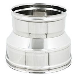 Manicotto ridotto ff per canne fumarie inox diam. f 160-f 140