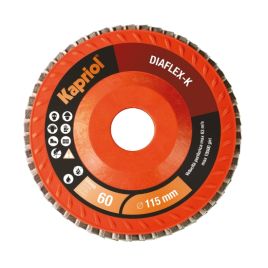 Disco lamellare diamantato diaflex-k per smerigliatrice grana 60