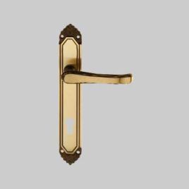 Maniglia fiorella con placca foro yale q8/85