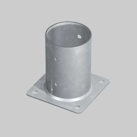 Supporto a pavimento per pali tr2 diametro 120x150h - base 150 mm