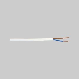 Cavo bipolare per elettrodomestici piatto bianco sezione 2x1 conf. da 100 ml