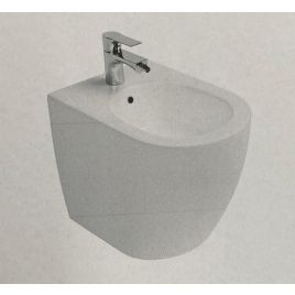 Infinity bidet monoforo filo muro cm 52 bianco lucido
