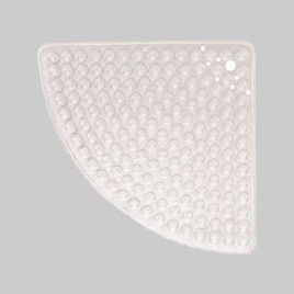 Tappeto doccia semicircolare 60x60 cm - trasparente