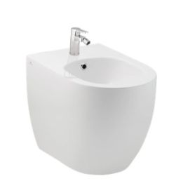 Bidet filomuro da terra serie hill seramiksan venduto senza rubinetteria