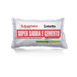 Massetto predosato fibrorinforzato super sabbia e cemento