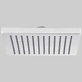 Soffione doccia smeraldo in abs quadro 1 getto 200x200