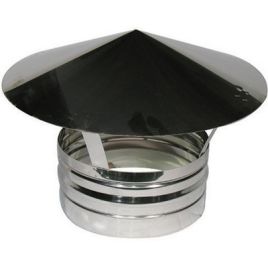 Terminale in acciaio per canne fumarie diam. 140
