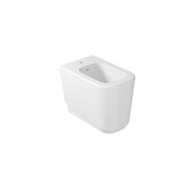 Bidet filomuro a pavimento meg11 monoforo 55 x 35 cm bianco