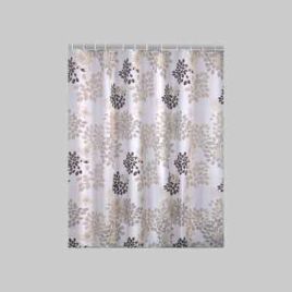 Tenda doccia in poliestere caffe 240x200 cm - bianco/beige/marrone