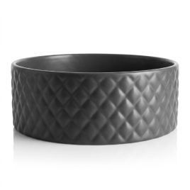 Lavabo appoggio in ceramica circolare diametro 44 cm colore denim (variante 37)