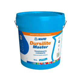 Dursilite master 4 lt colore bianco idropittura murale traspirante e coprente