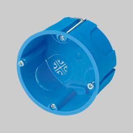 Cassetta di derivazione per cartongesso tonda diametro 80x45 mm conf. da 10 pz