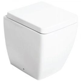 Vaso wc filomuro a pavimento ego scarico universale 53x36xh.43 cm bianco SENZA copriwater