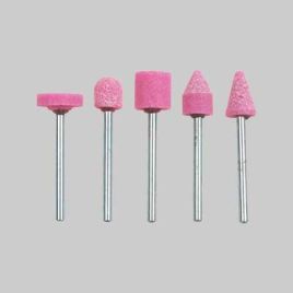 Serie mole abrasive pg 5 pezzi - gambo diametro 6 mm
