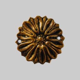 Fregio per mobili diametro 34 mm - patinato antico