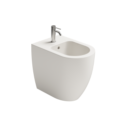 Bidet form monoforo filo parete cm 54x35xh42 - rubinetteria esclusa