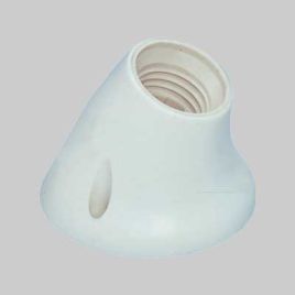 Portalampada a parete e27 - bianco