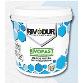Idropittura lavabile da interni rivofast cartongesso  bianco 4 lt