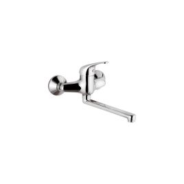 Epic 2 miscelatore monocomando a muro lega in ottone finitura cromo lucido