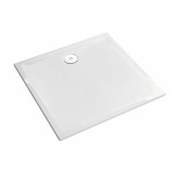 Pozzi ginori piatto doccia bianco in ceramica 80x80 4,5 cm -piletta non inclusa