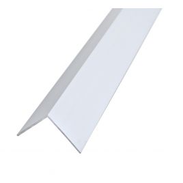 Angolare lati uguali  alluminio argento 25x25 mm sp 1 mm barre 2 ml