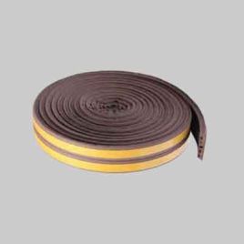 Parafreddo per porte e finestre in gomma ideal star mm 9 x 6 mt - col. marrone