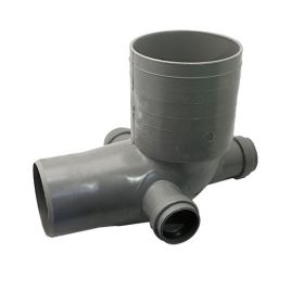 Curva wc rid. 100/90 3 attacchi diam. 40