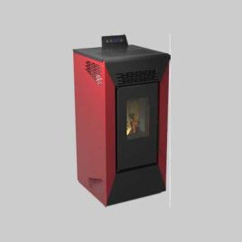 Stufa a pellet star 8,74 kw - bordeaux