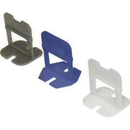 Distanzia piastrelle autolivellante mm 1,5 h.mm 3/12 cf=pz 250