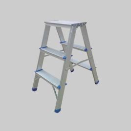 Sgabello pratico ideal star 3 gradini