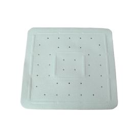 Tappeto antiscivolo antimuffa bianco - 55x55 cm