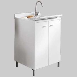 Mobile lavatoio s. prima 2 ante - p 50 x l 60 x h 84 cm - rubinetteria esclusa