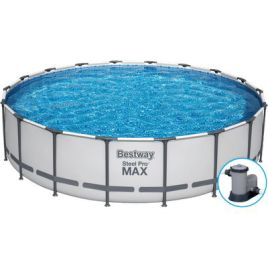Piscina steel pro max 56462 bestway filtro lt/h 5.678 cm 549 h.cm 122