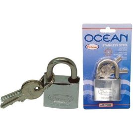 Lucchetto ocean 2700mb potent ottone arco acciaio inox chiavi 2 mm 50