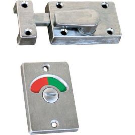 Catenaccio libero occupato rotante acciaio nichelato mm 42x61
