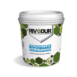 Pittura acrilsilossanico rivoquarz silox lt.14 bianco