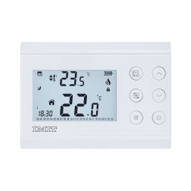 Cronotermostato settimanale silver cr bianco