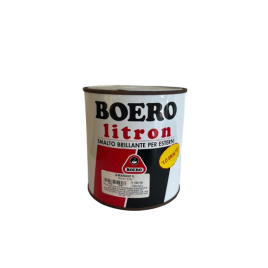 Litron smalto brillante per ferro e legno amaranto confezione 0.75 lt