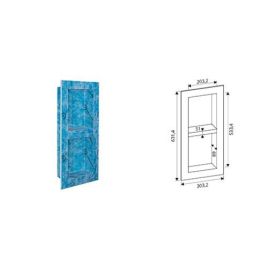 Profoil panel niche nicchia impermeabile da 12,5 mm dim int. 203.2 x 533.4 mm