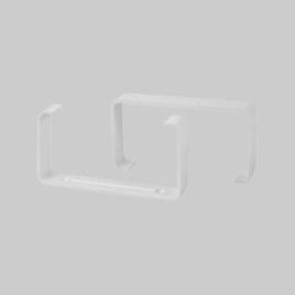 Kit staffe fermatubo per tubo rettangolare   mm 110x55 - confezione 2 pezzi